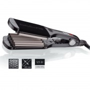 Щипцы-гофре для волос BaByliss Pro Titanium Tourmaline, с терморегулятором, 60мм, 125Вт, титаново-турмалиновое покрытие. BaByliss BAB2512TTE